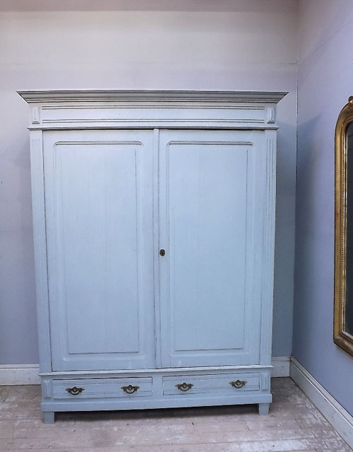 If3071 Antique French Louis Philippe Style Armoire Wardrobe