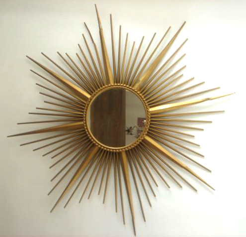 IMWRC41 Vintage French Sun Burst Mirror